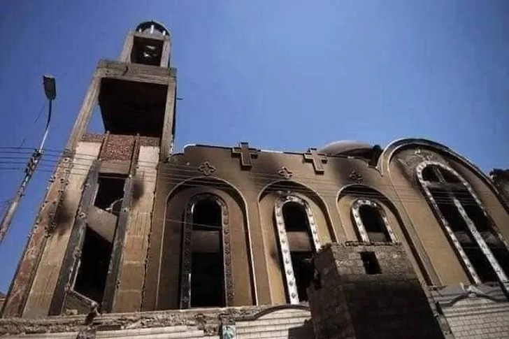 سبب حريق كنيسة ابو سيفين