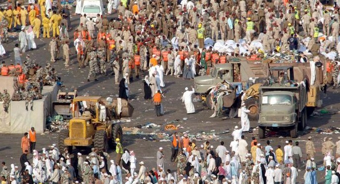 كم عدد ضحايا انهيار فندق مكة بالاسماء
