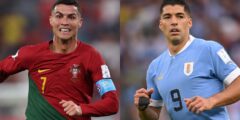 تشكيلة منتخب البرتغال وأوروجواي في كأس العالم 2022