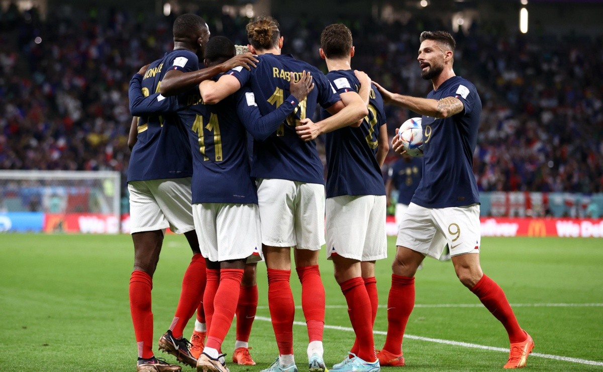 مباراة فرنسا والدنمارك في كأس العالم 2022