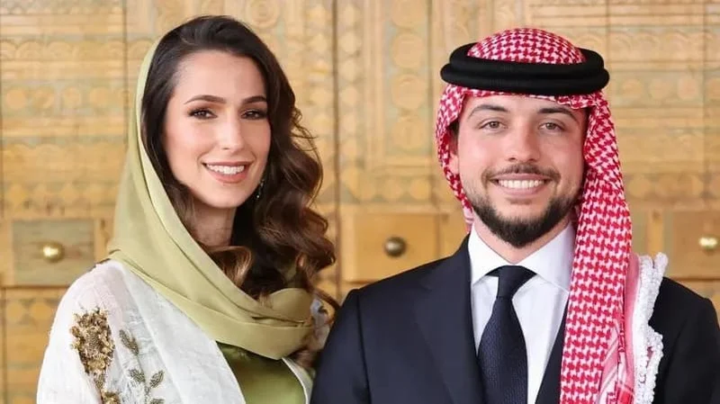 موعد زفاف الأمير الحسين بن عبدالله الثاني على رجوة خالد السيف