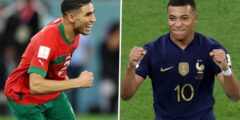 تشكيلة المغرب وفرنسا في كأس العالم 2022