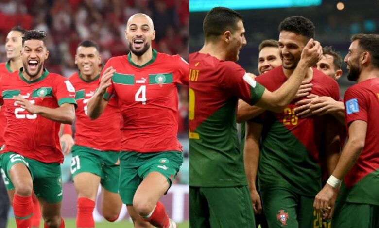 تشكيلة منتخب المغرب والبرتغال في ربع نهائي كأس العالم 2022