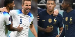 ماتش فرنسا وانجلترا في كأس العالم 2022 بدون تقطيع