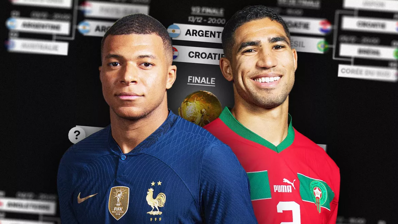 مباراة المغرب وفرنسا في كأس العالم 2022