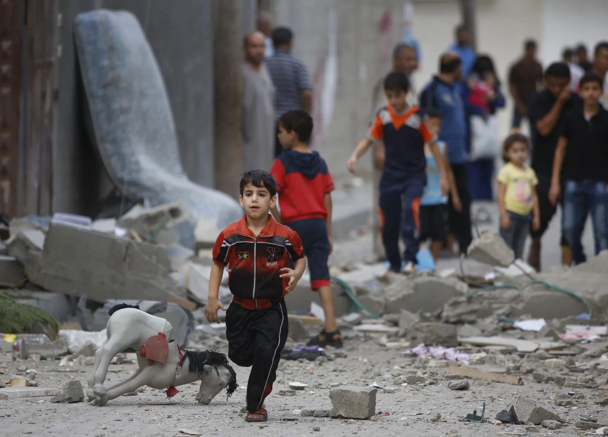 شرح نص اطفال غزة 7 اساسي